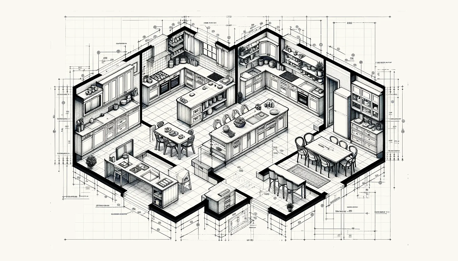 Kuechenformen U L Kuechenzeile Kochinsel Kuechenplanung Kuechenbau Insel G Form Pantry